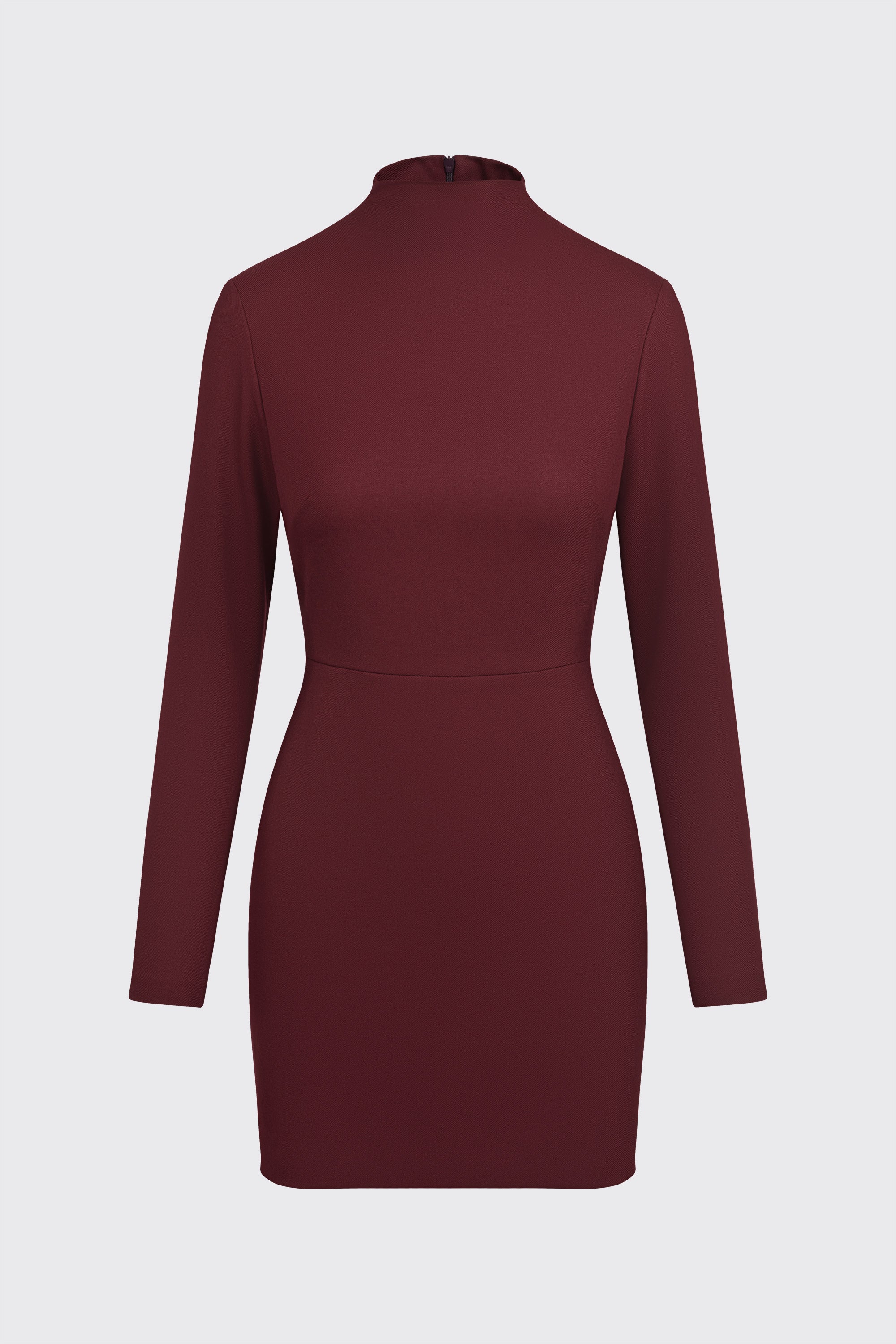 ENVY MINI DRESS WITH STAND-UP COLLAR S