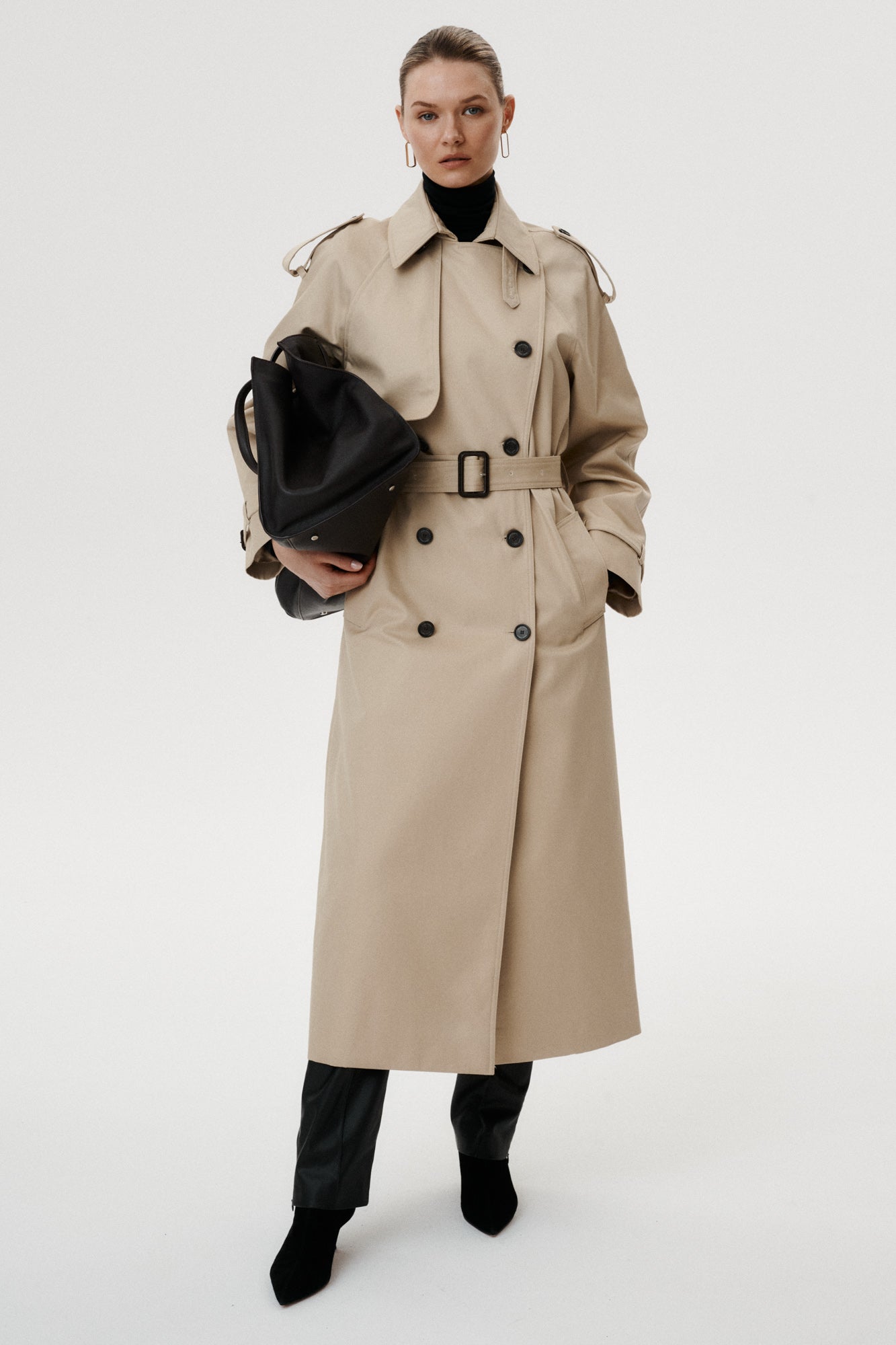CHIARA COTTON TRENCH COAT – MARI PRETI