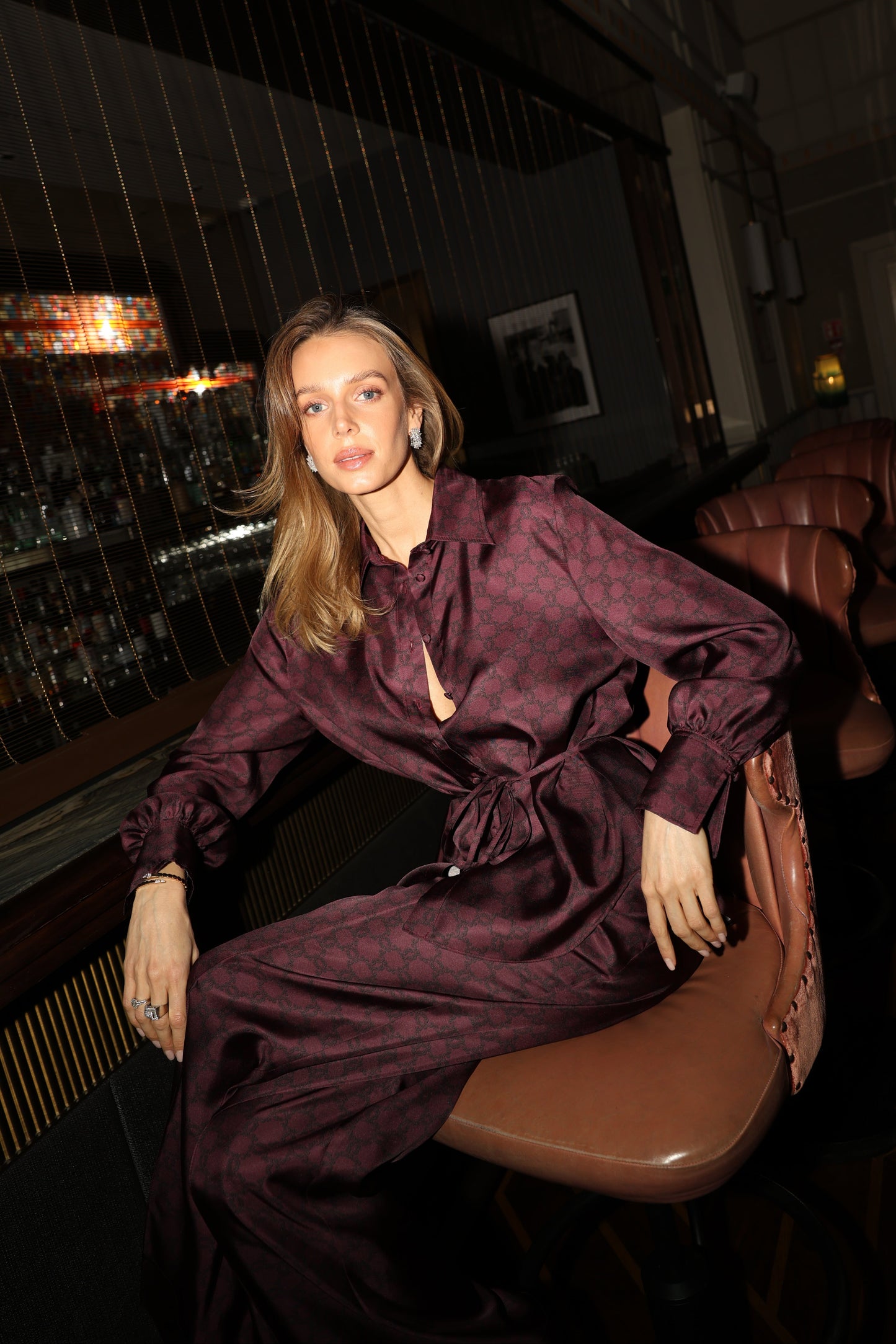 
                  
                    Cherry Silk Shirt MONOGRAM M
                  
                