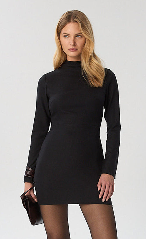 
                  
                    ENVY MINI DRESS WITH STAND-UP COLLAR
                  
                