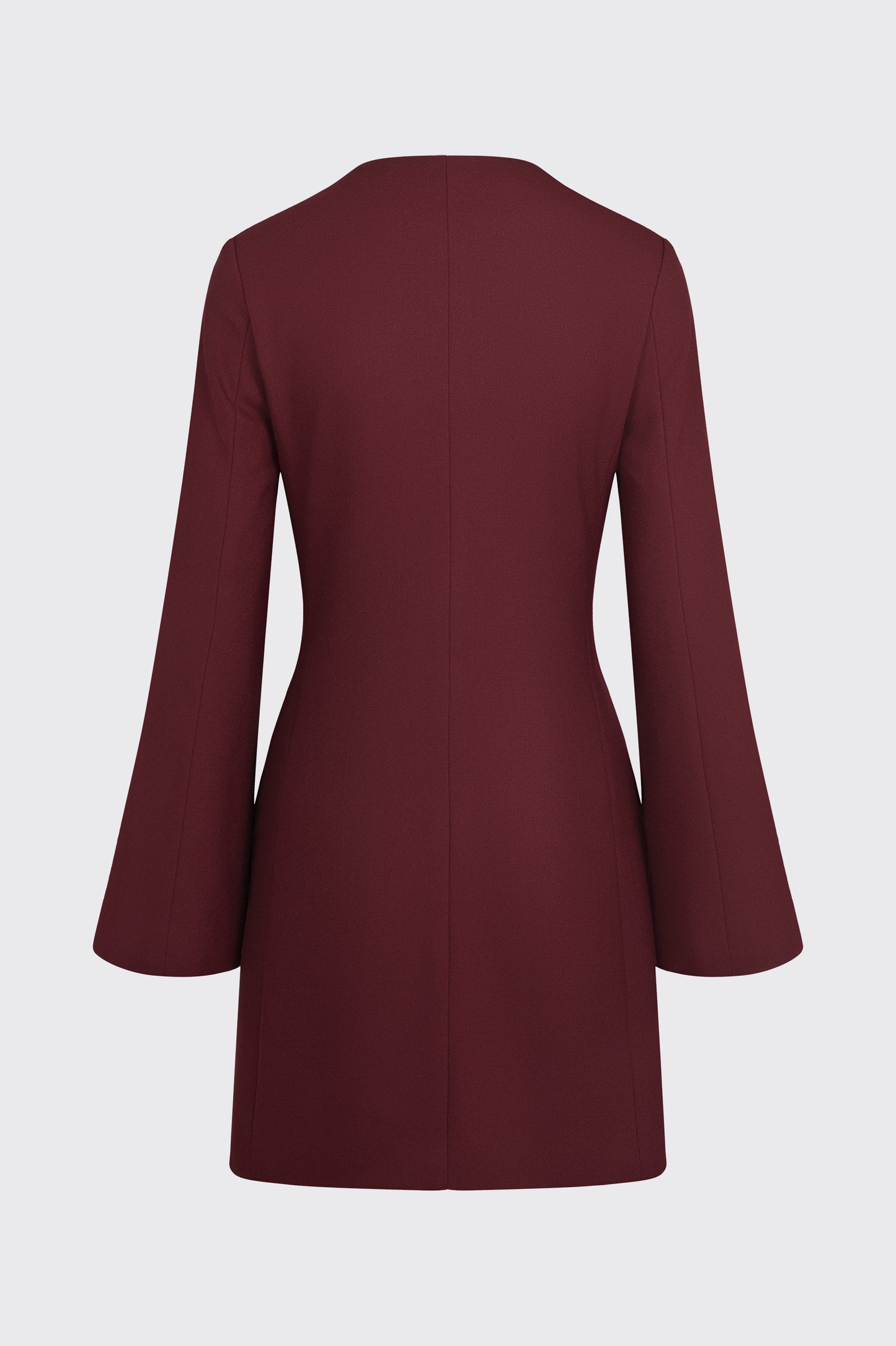 
                  
                    Burgundy Charm V-Neck Mini Dress
                  
                