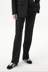 BLACK WOOL SERENE TROUSERS