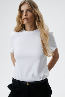 White cotton T-shirt Essenza