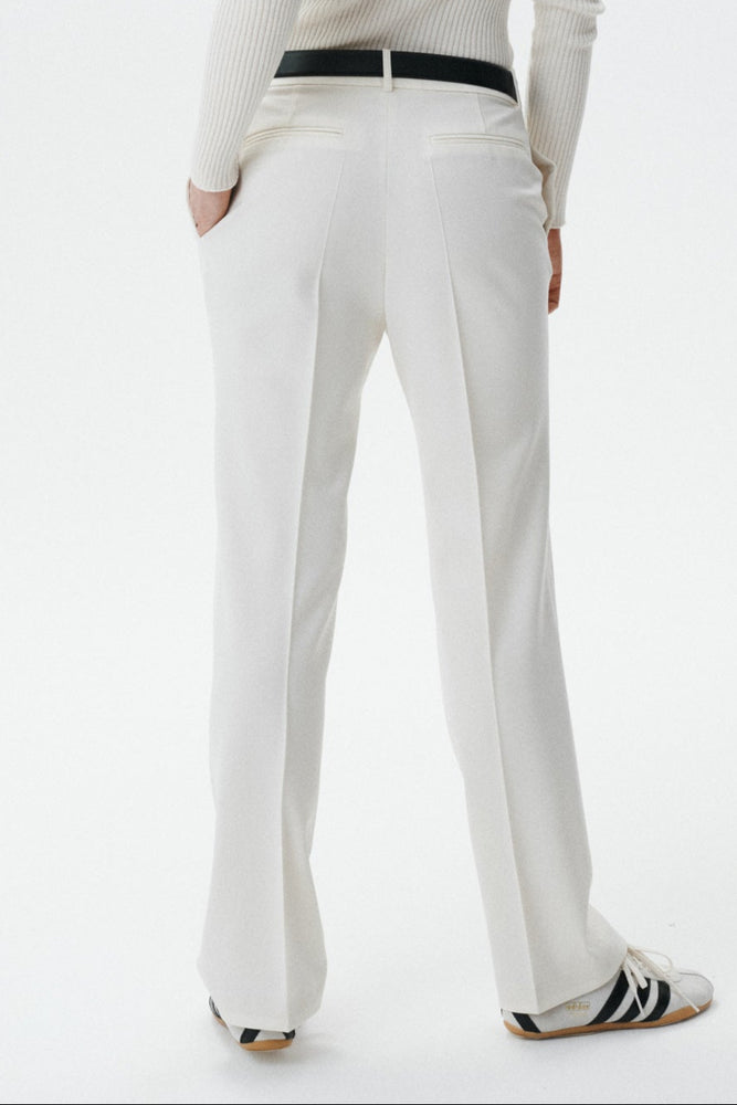 
                  
                    Ivory Serene Wool Straight Leg Trousers
                  
                