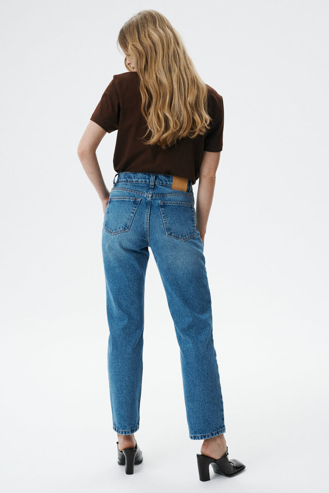 
                  
                    Denim Rust Slightly Tapered Jeans
                  
                