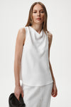 WHITE RAVELLE TOP