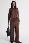 BROWN MONOGRAM BLOUSE M WEEKEND