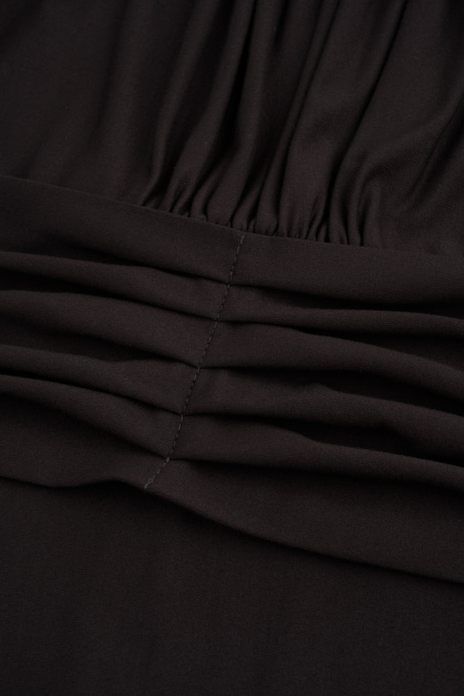 
                  
                    Deluna Brown Stretch Jersey Midi Dress
                  
                