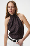 BROWN MONOGRAM TOP M