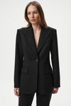 BLACK WOOL BLAZER SERENE