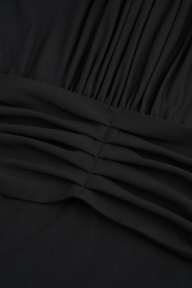 
                  
                    Deluna Black Stretch Jersey Midi Dress
                  
                