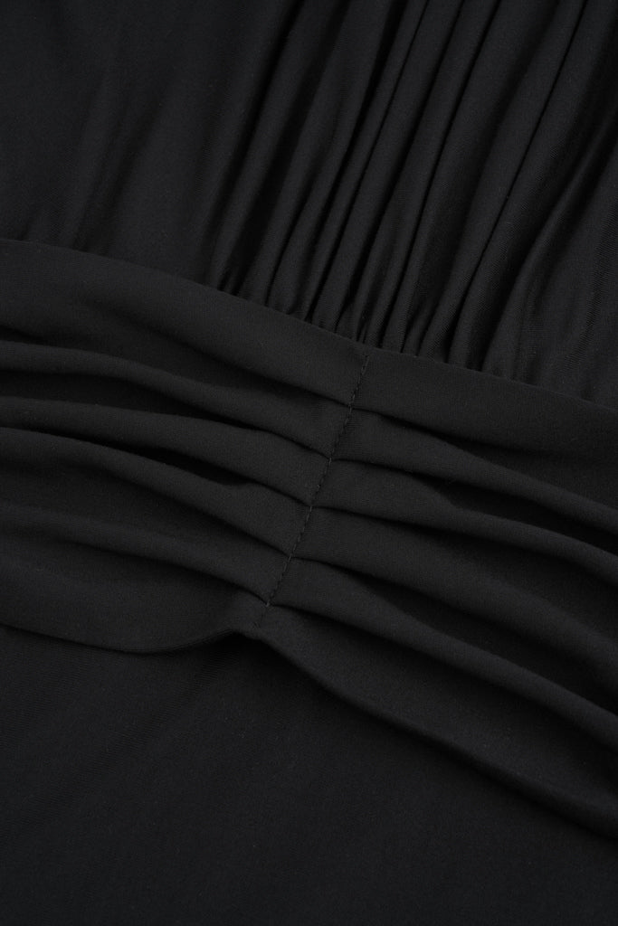 
                  
                    Deluna Black Stretch Jersey Midi Dress
                  
                