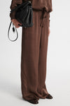 BROWN MONOGRAM TROUSERS M WEEKEND