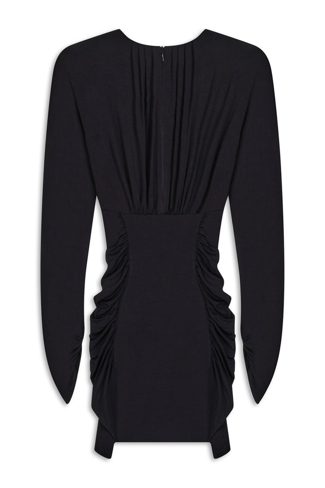 
                  
                    Voleta Black Stretch Jersey Mini Dress
                  
                