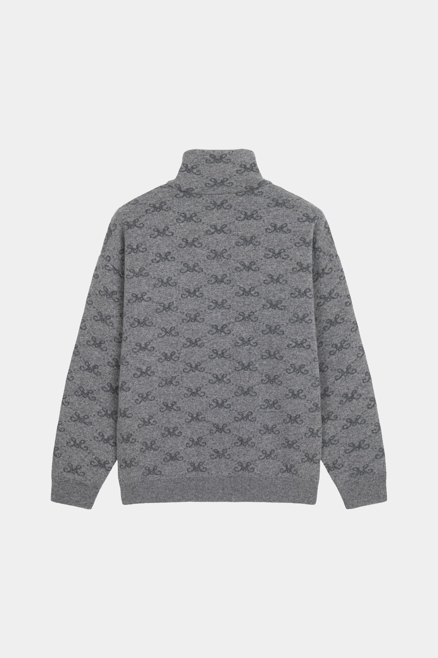 
                  
                    GREY WOOL-CASHMERE MONOGRAM COZY SWEATER M
                  
                