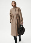 STELLA MIDI TRENCH COAT IN WATER-REPELLENT COTTON BLEND
