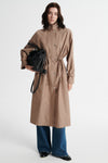 STELLA MIDI TRENCH COAT IN WATER-REPELLENT COTTON BLEND