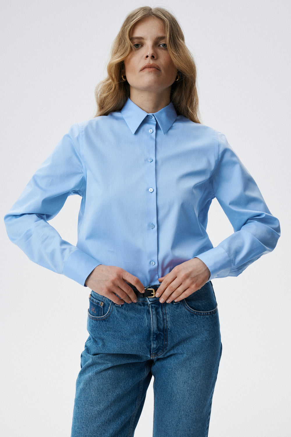 Blue Cotton Elysian Shirt