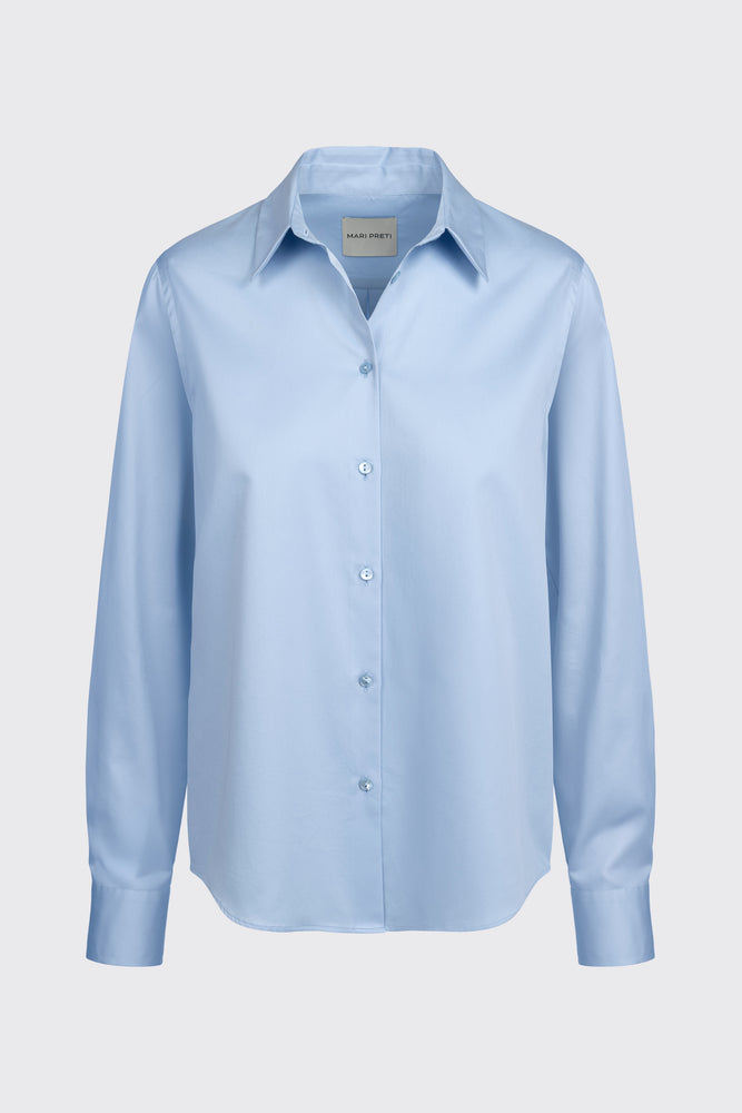 
                  
                    Blue Cotton Elysian Shirt
                  
                