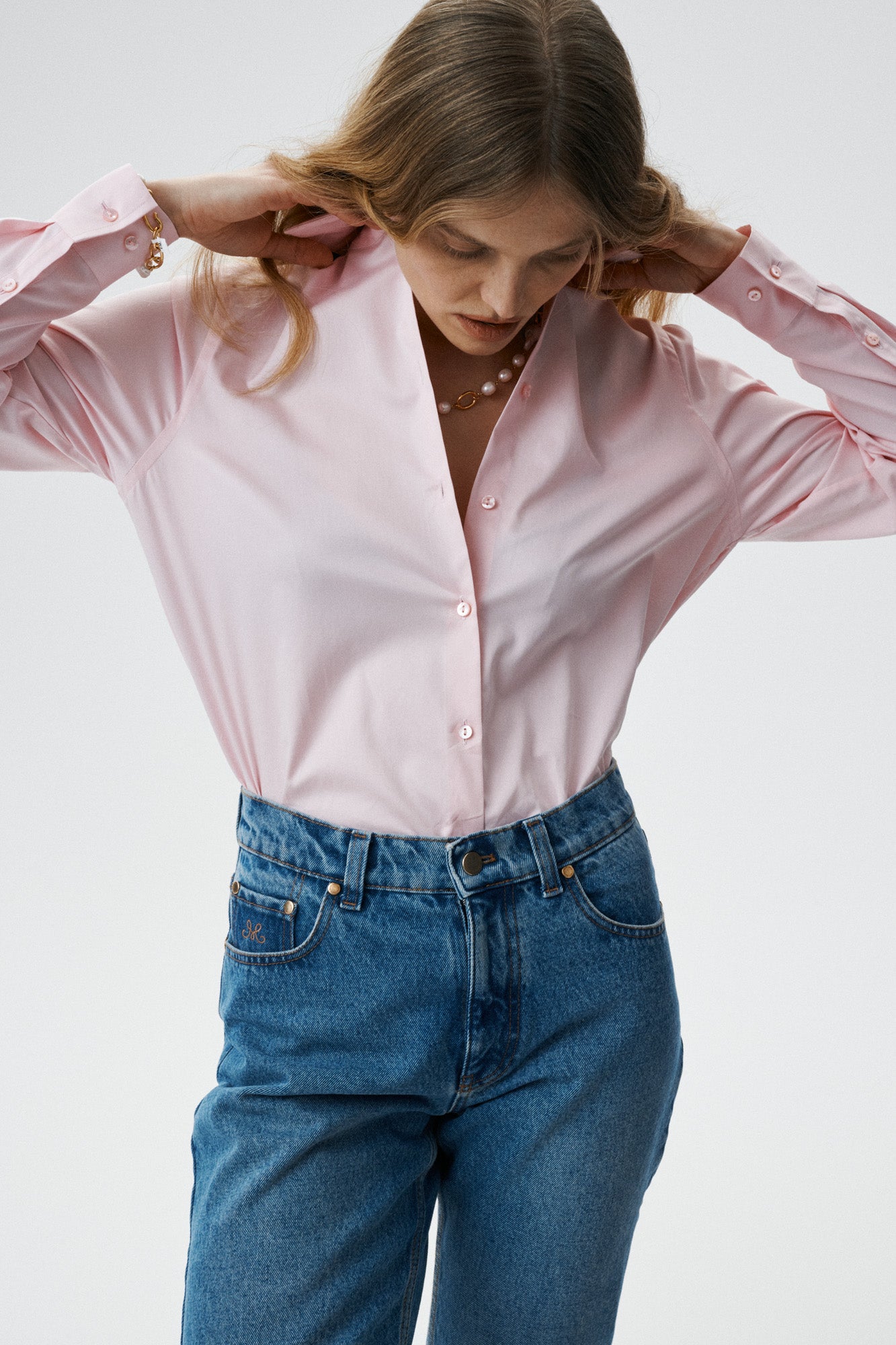 
                  
                    Pink Elysian Cotton Shirt
                  
                